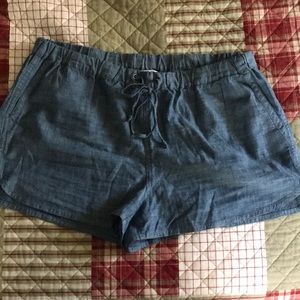 Chambray Shorts